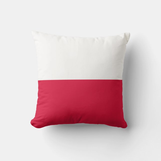 Poland Flag Cushion (Front)
