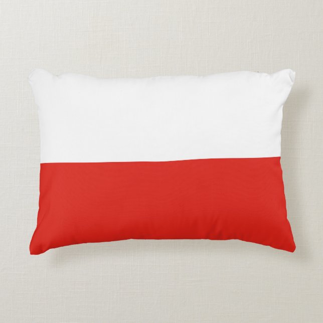 Poland flag decorative cushion (Front)