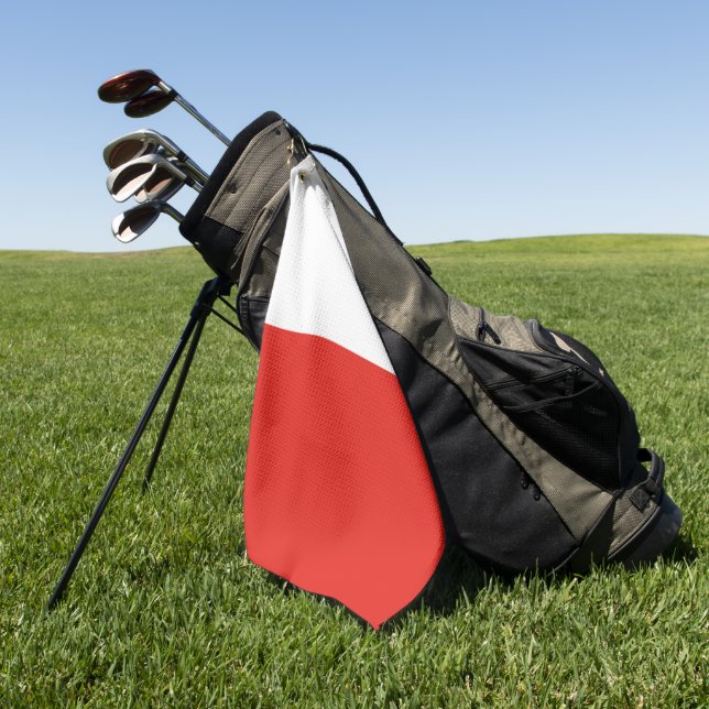 Poland flag golf towel (Green)