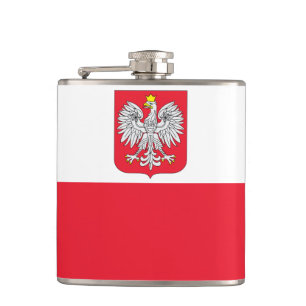Poland Flag Hip Flask