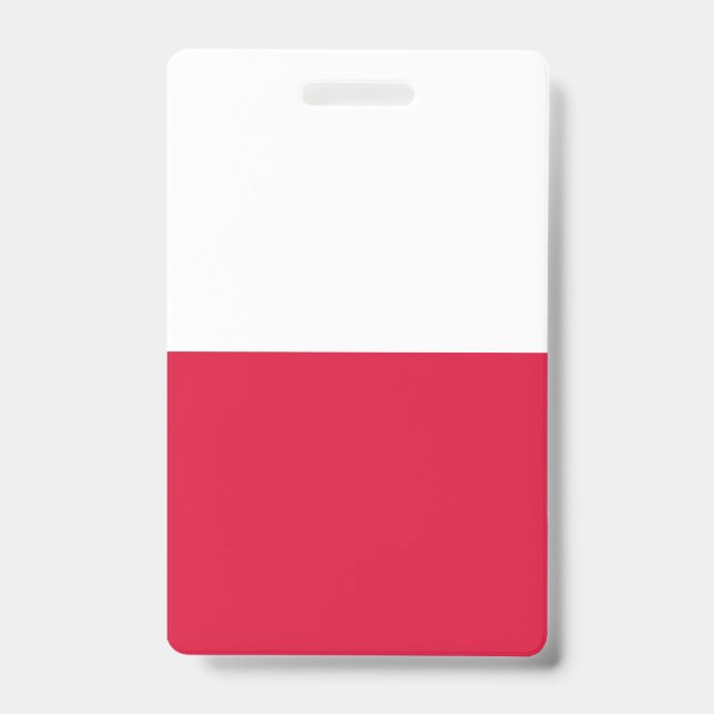 Poland Flag ID Badge (Front)