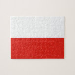 Poland flag jigsaw puzzle<br><div class="desc">An ideal gift for all those who are patriotic of their country!</div>
