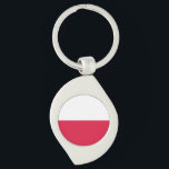 Poland Flag Key Ring<br><div class="desc">Patriotic flag of Poland.</div>