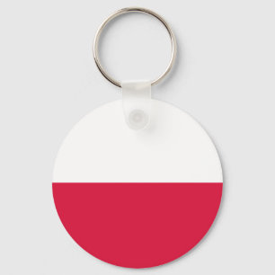 Poland Flag Key Ring
