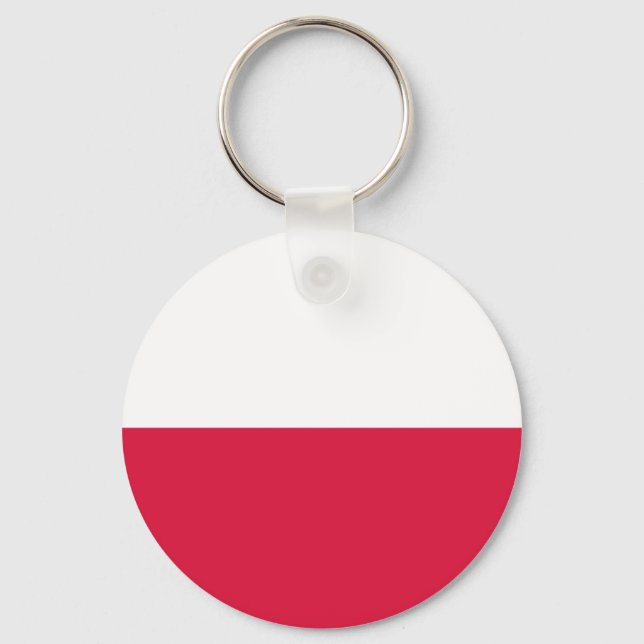 Poland Flag Key Ring (Front)