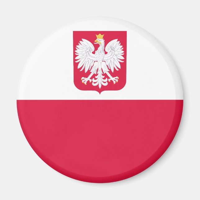 Poland Flag Magnet (Front)