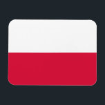 Poland Flag Magnet<br><div class="desc">Patriotic flag of Poland.</div>