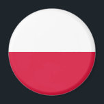 Poland Flag Magnet<br><div class="desc">Patriotic flag of Poland.</div>