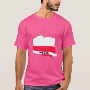Poland flag map T-Shirt
