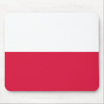 Poland Flag Mouse Pad<br><div class="desc">Patriotic flag of Poland.</div>