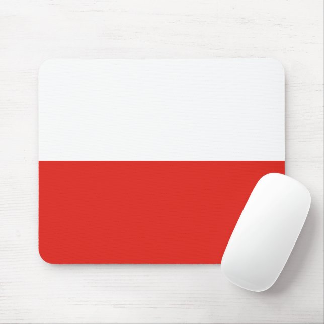 Poland flag mouse pad (With Mouse)