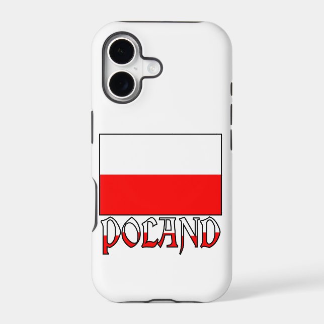 Poland Flag & Name (Back)