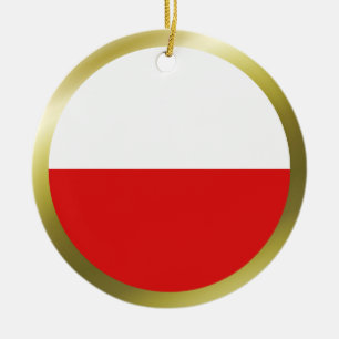 Poland Flag Ornament