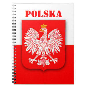 Poland Flag Patriotic Soccer Polska Travel Europe Notebook