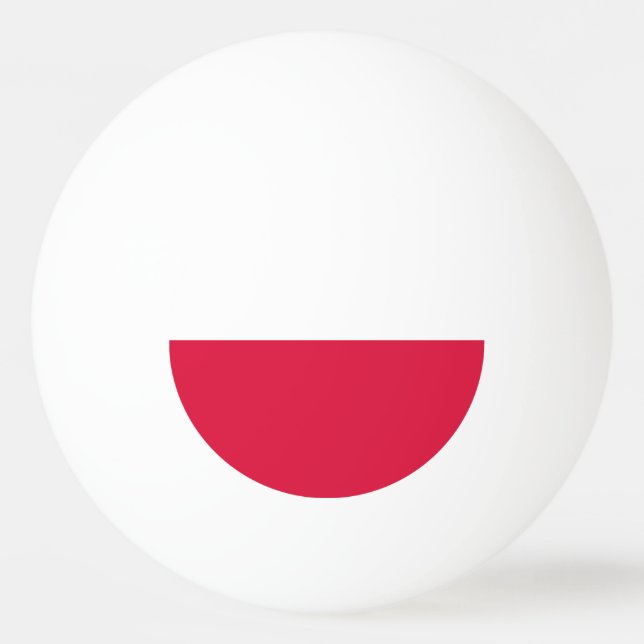 Poland Flag Ping Pong Ball (Front)
