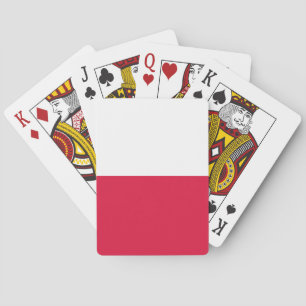 Poland Flag Playing Cards