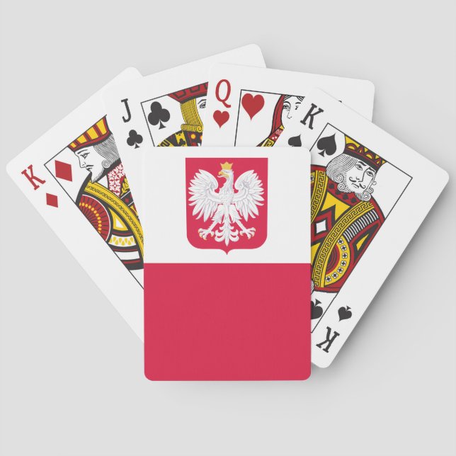 Poland Flag Playing Cards (Back)