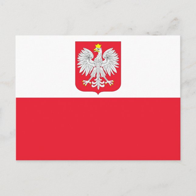 Poland Flag Postcard (Front)