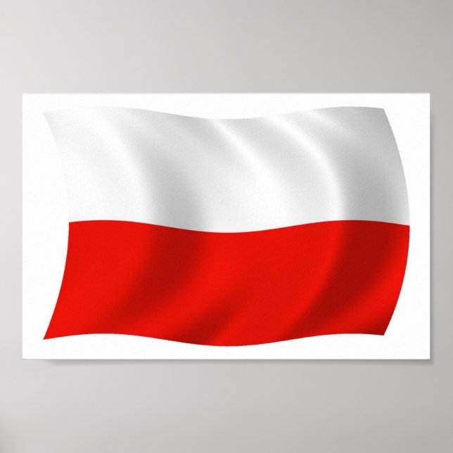 Poland Flag Poster Print (Front)