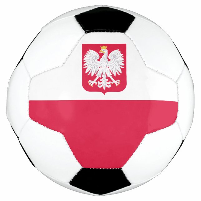 Poland Flag Soccer Ball (Front)