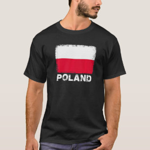 Poland Flag Support Polish People Women Men T-Shirt