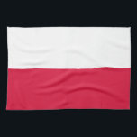 Poland Flag Tea Towel<br><div class="desc">Patriotic flag of Poland.</div>
