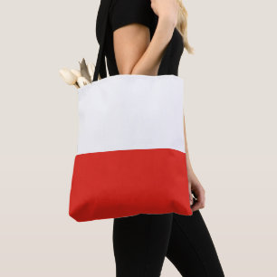 Poland flag tote bag