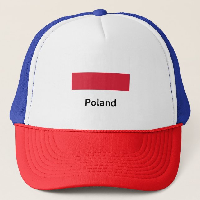Poland Flag Trucker Hat (Front)