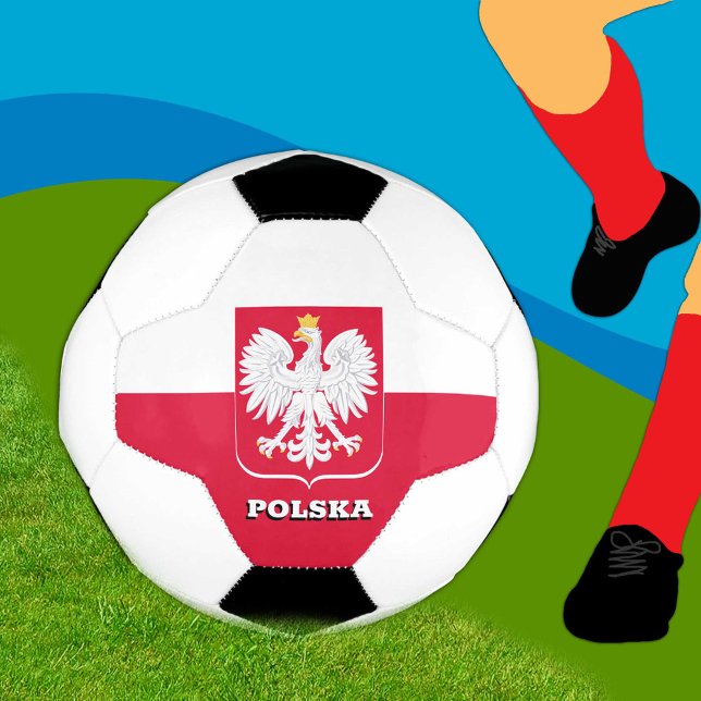 Poland Football, Emblem & Polish Flag / Sports Soccer Ball (Creator Uploaded)