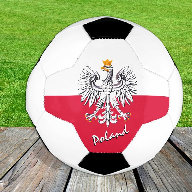 Poland Football & Polish Flag / Sports Soccer Ball (Creator Uploaded)