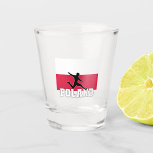 Poland Football Soccer National Team Shot Glass