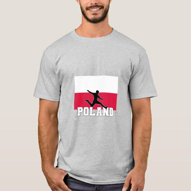 Poland Football Soccer National Team T-Shirt (Front)