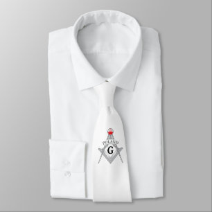 Poland freemasonry sign tie