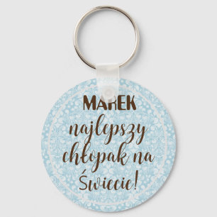Poland gift in Polish amazing prezent for him Key Ring