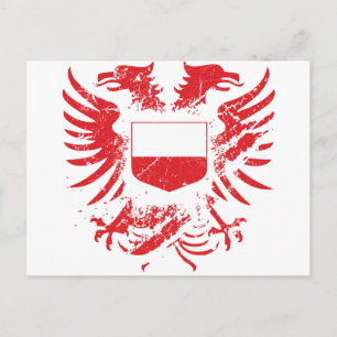 Poland Grunged Postcard