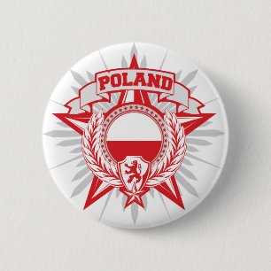 Poland Heraldy 6 Cm Round Badge