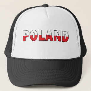 Poland in Polish Flag Colours Hat