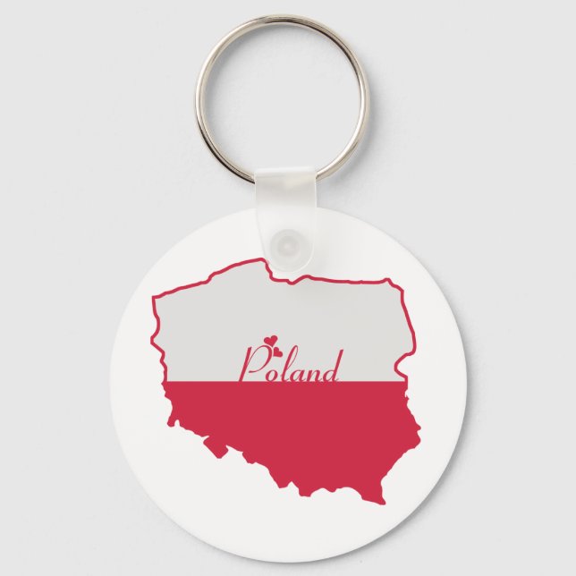 Poland Keychain (Front)