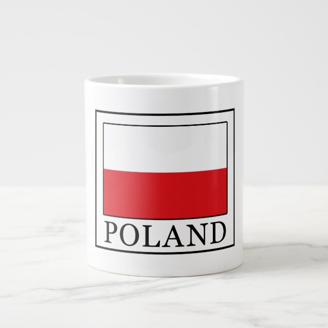 Poland Large Coffee Mug (Front)