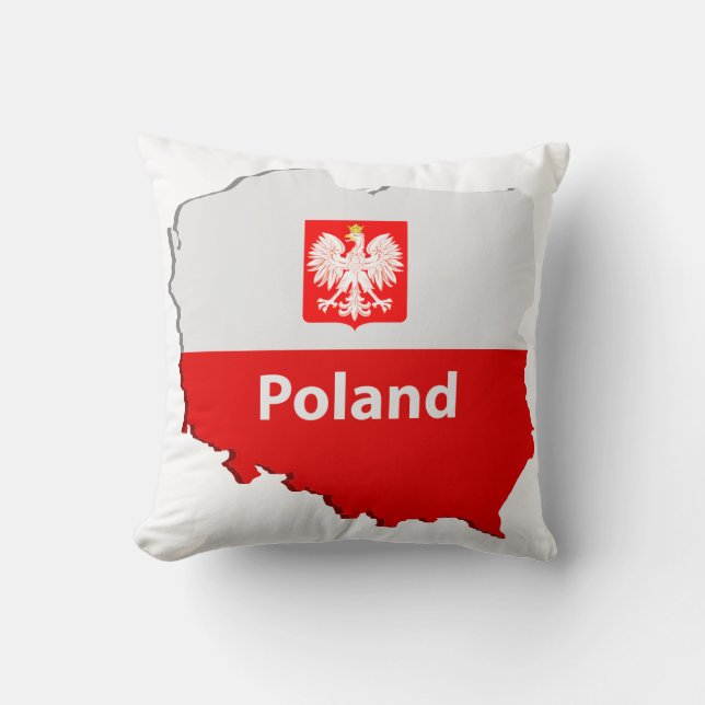 Poland map cushion (Front)