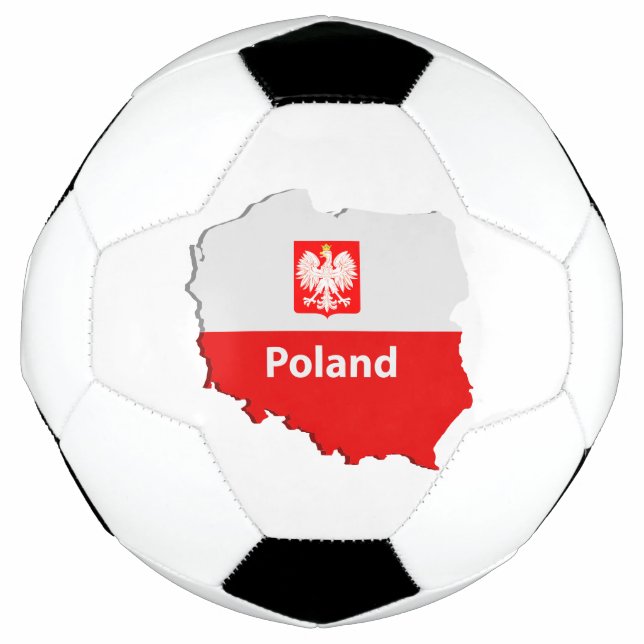 Poland map soccer ball (Front)