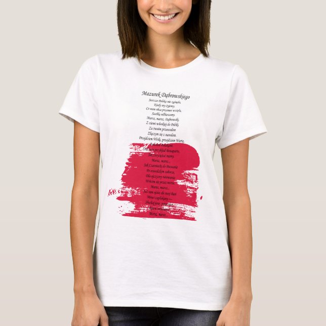 Poland - Mazurek Dąbrowskiego T-Shirt (Front)