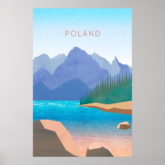 Poland Minimal Travel Poster (Front)