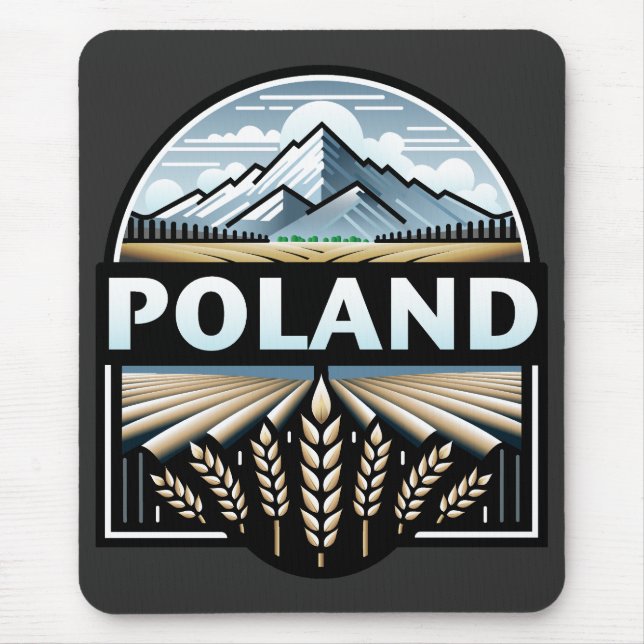 Poland Mouse Pad (Front)