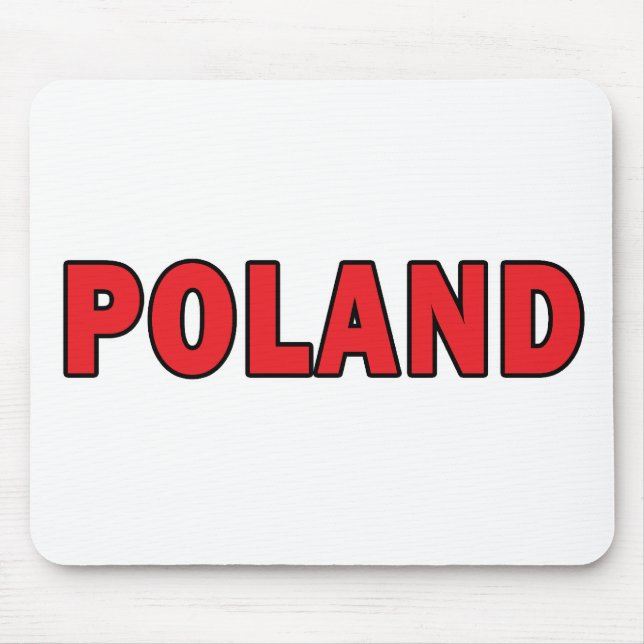 Poland Mouse Pad (Front)