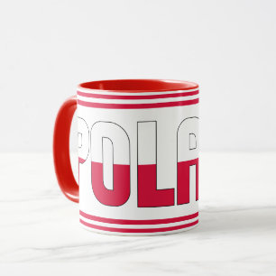 Poland National Flag Patriotic Coffee Mug