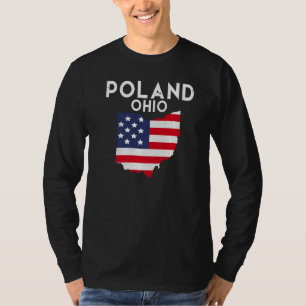 Poland Ohio USA State America Travel Ohioan Premiu T-Shirt