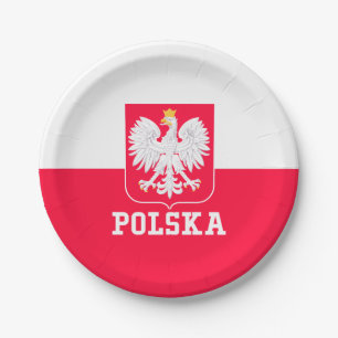 Poland Paper Plate