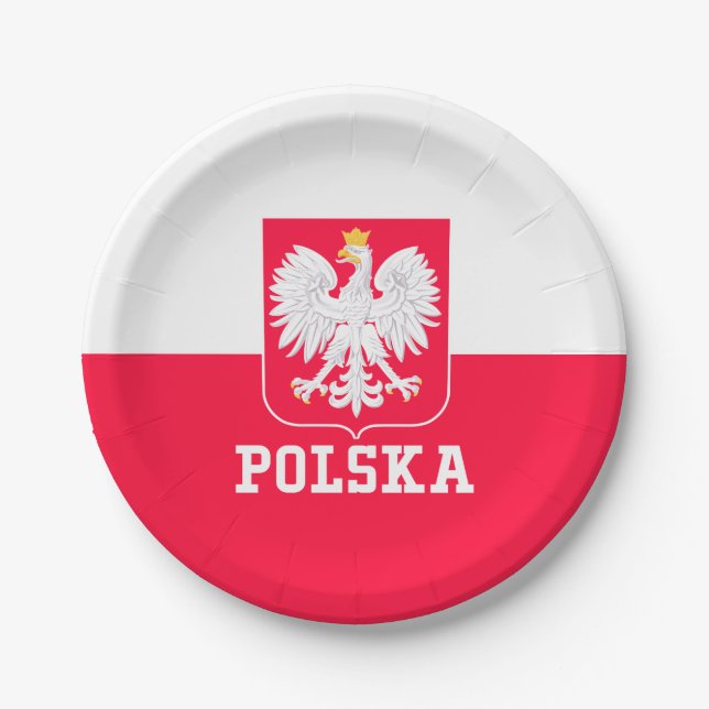 Poland Paper Plate (Front)