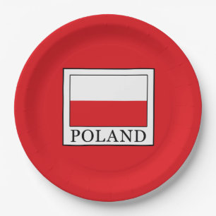 Poland Paper Plate